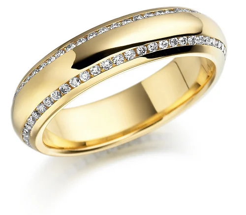 Jewelry Wholesale Gold Ring 4mm to 8mm for Men Women Fashion Engagement Wedding Band rings