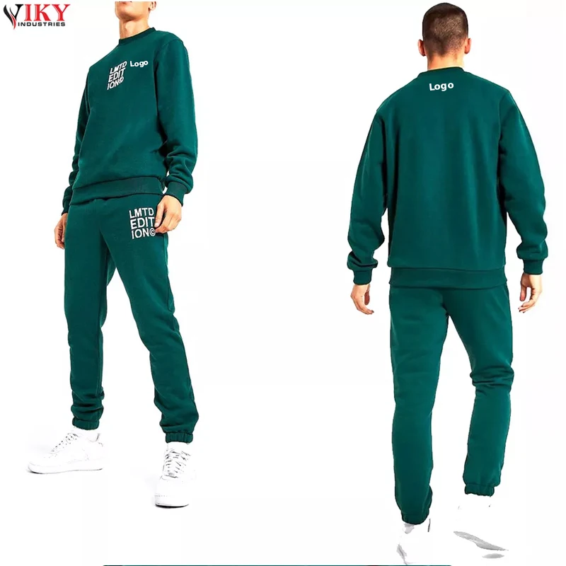 Мужской тренировочный костюм VIKY INDUSTRIES мужской с вышивкой из шенилла выполненный в Пакистане