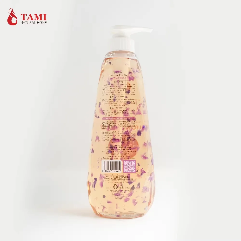 Bath Supplies Body Wash Moisturizing Whitening Refreshing 650g High Quality Rosemary Essential Oil Shower Gel Made in Vietnam