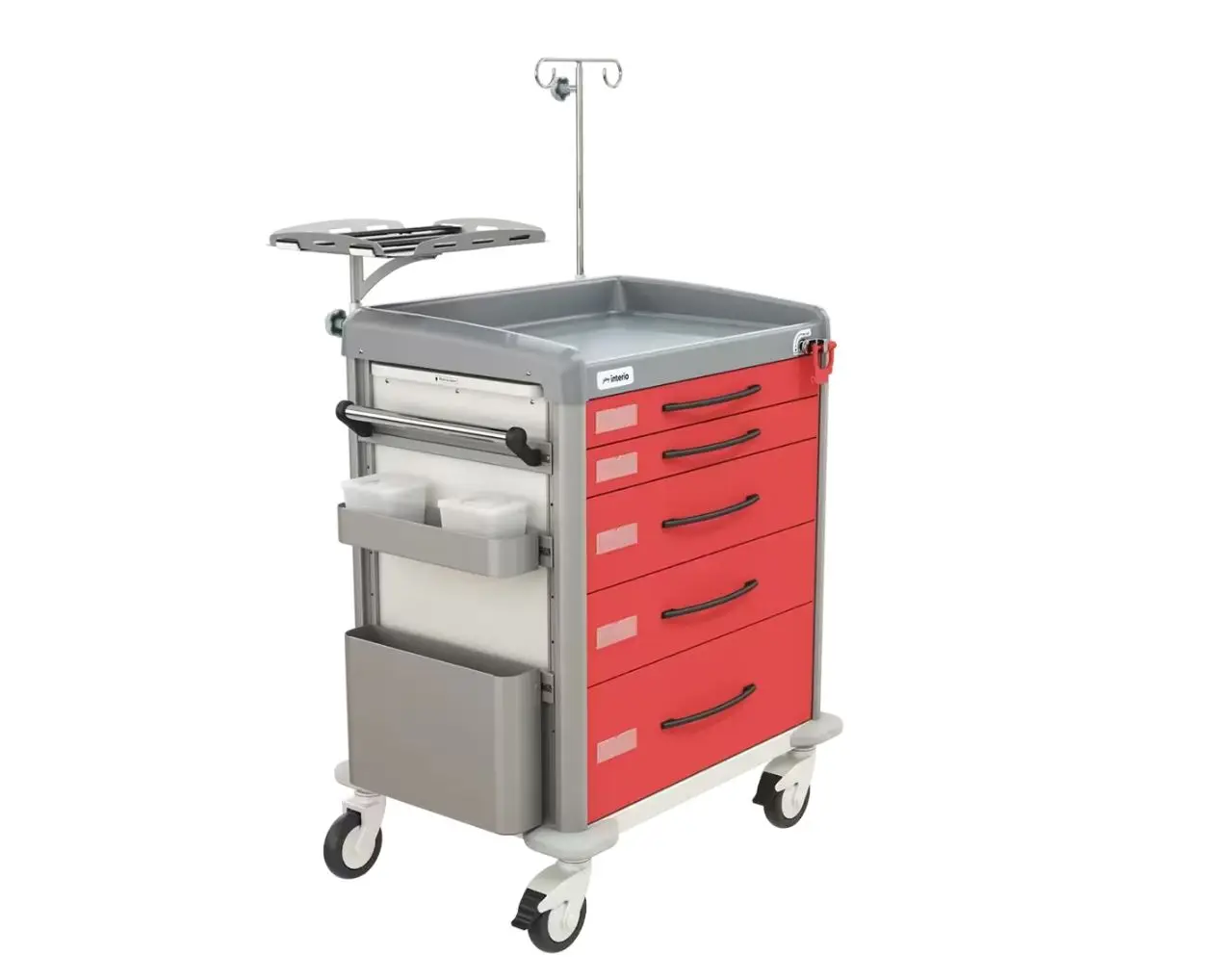 Hospital Emergency Crash Cart for Patient Transportation
