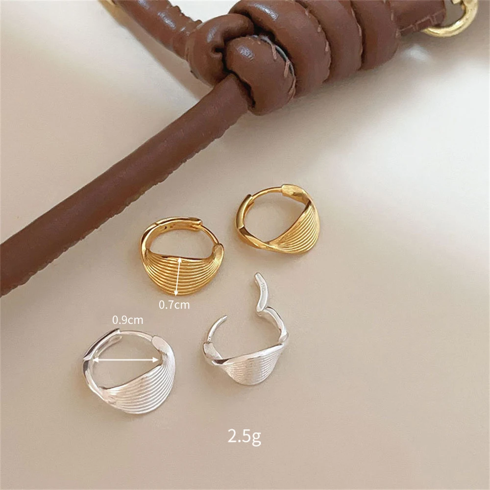 Женские серьги-кольца 925 из серебра