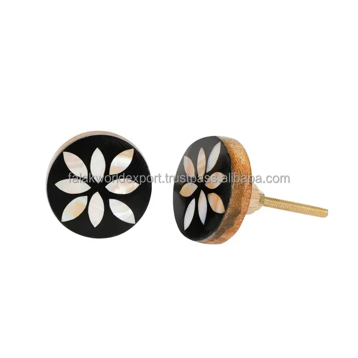 2024 New Arrival good price bone handles and knobs for kitchen Solid Phenolic resin hand Knob cabinet kitchen Falak World Export