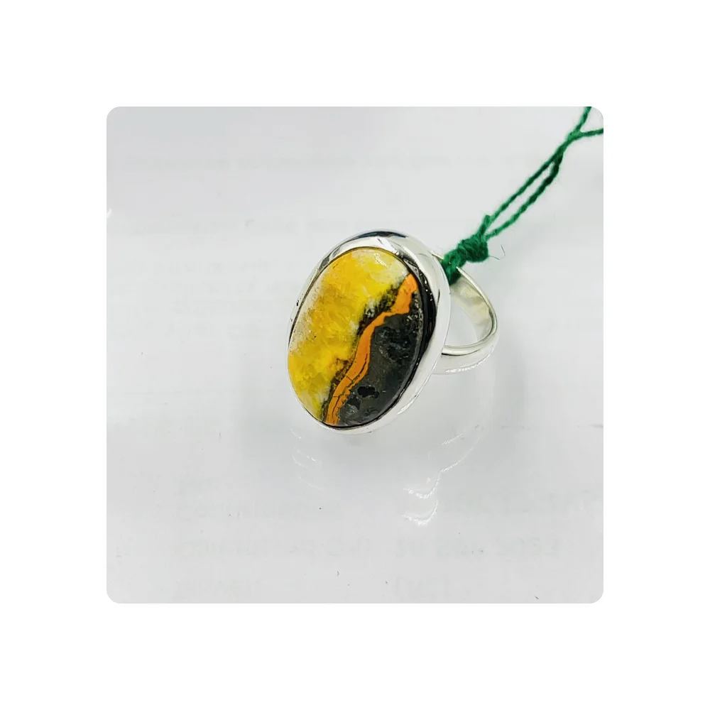 92.5 Sterling Silver Ring Natural Golden Shine Gemstone Cabochon Perfect Moissanite Diamond Colorful Gemstone Perfect Cabochon