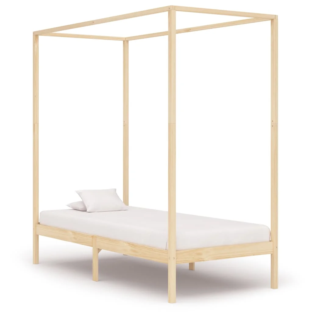 Modern Bedroom Wooden Curtain Bed Frame Cozy Decorative Durable Custom Packing or Standard Price in Vietnam