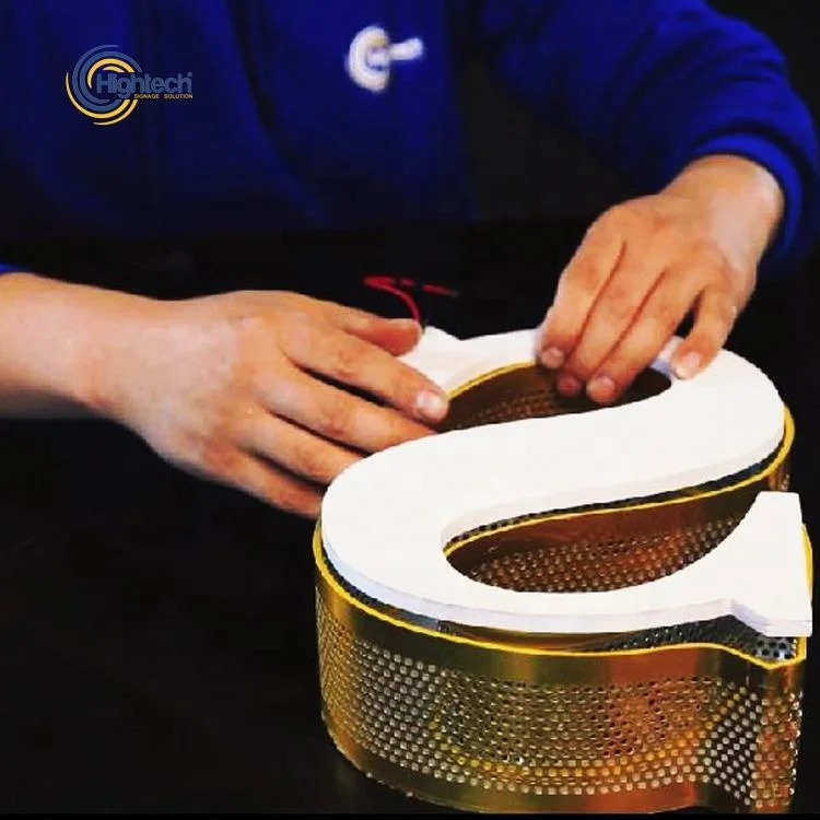 Боковая подсветка с отверстиями, зеркальные матовые золотистые и Серебристые мягкие полоски с буквами для ручного использования