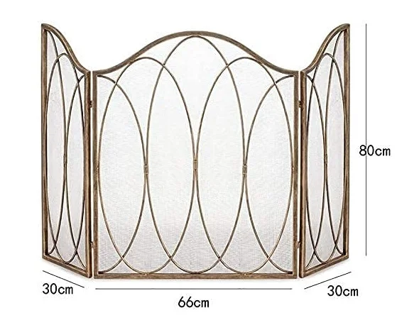 Unique Fire Guard Screens For Large Fireplace Spark Protector With Decorative Scroll And Handle Solid Wrought Iron Fire Screen