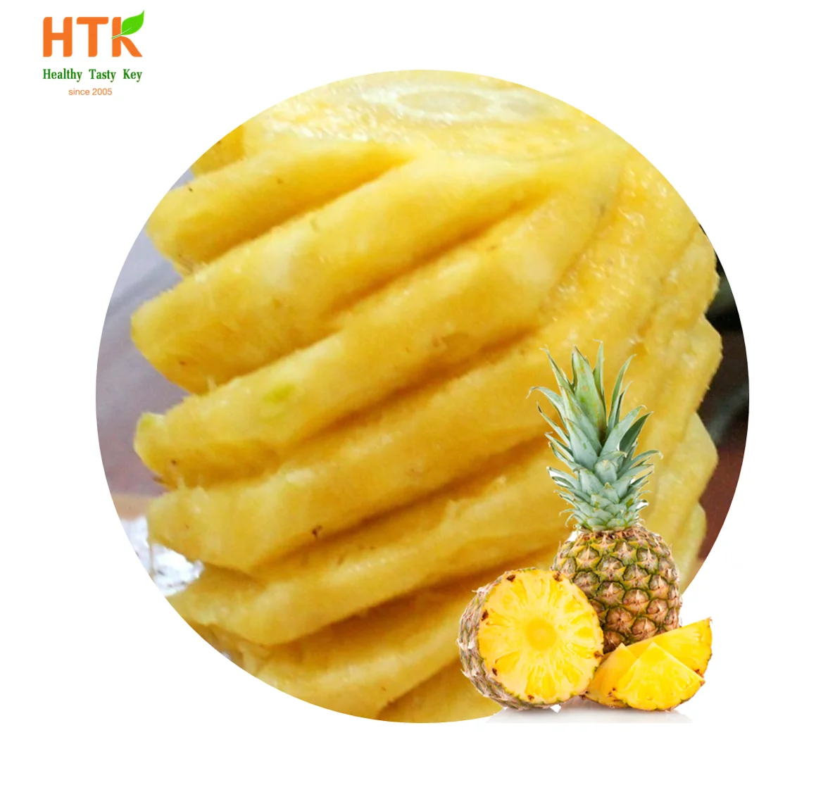Новинка 2022 сделано во Вьетнаме 100% натуральный замороженный ананас IQF очищенный от HTK FOODS для пищевых продуктов и