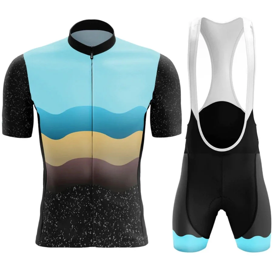 YKYWBIKE Winter Long Sleeve MTB Bicycle Clothing Bike Clothes Sportswear Wear Suit 10 color Thermal Fleece Cycling Jerseys Set