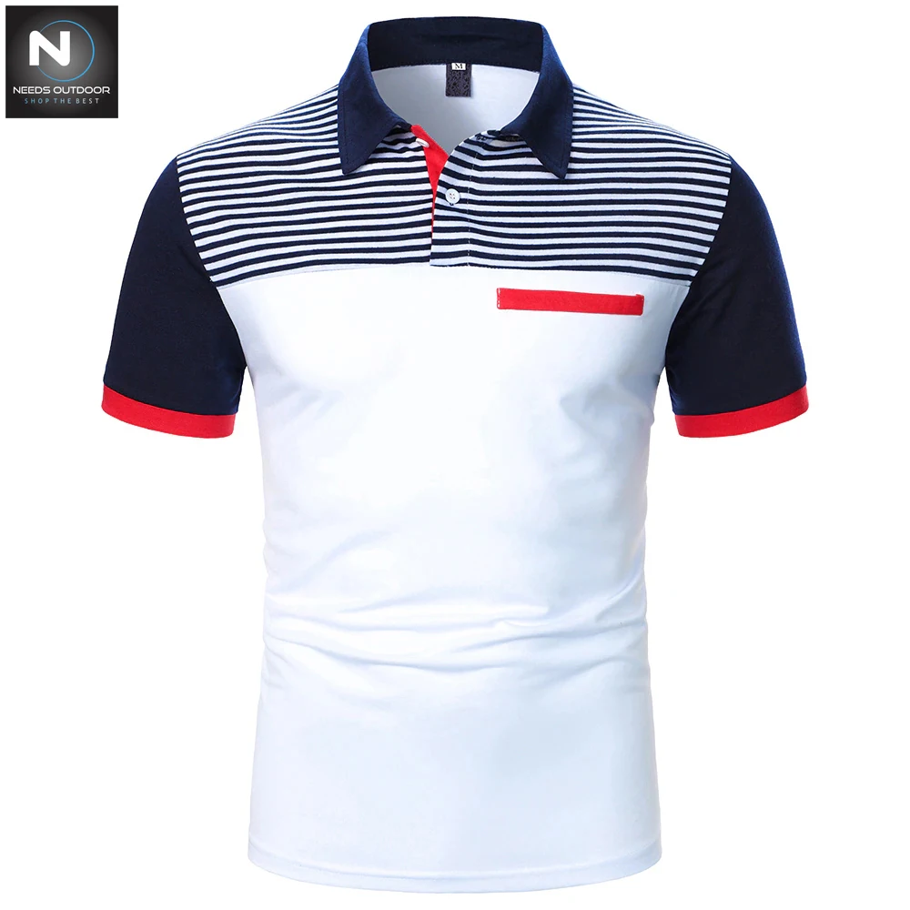 New 100% Cotton Polo Shirts For Men Wholesale Casual Wear Stylish Short Sleeve Polo Shirts By NEEDS OUTDOOR