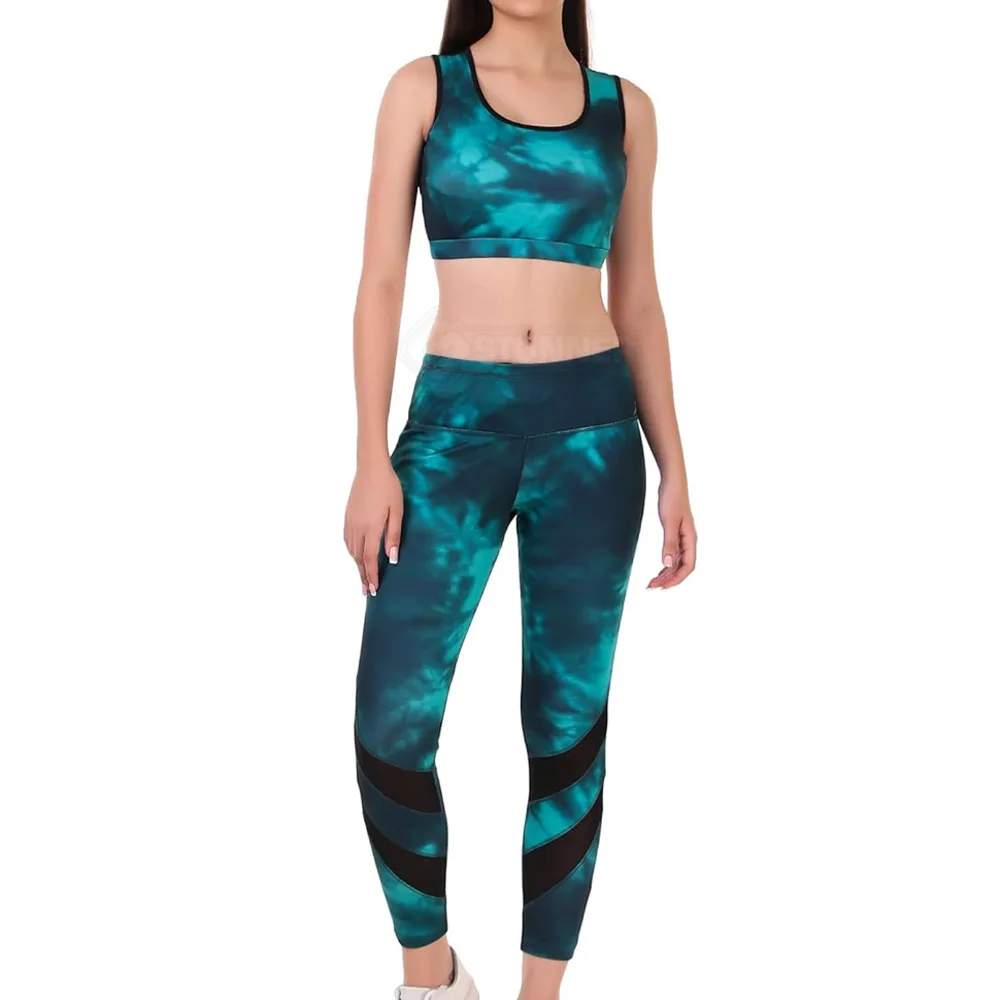 Stylish Customized Sublimation Yoga Set Premium Quality Women Yoga Set Top Selling Sublimation Yoga Set