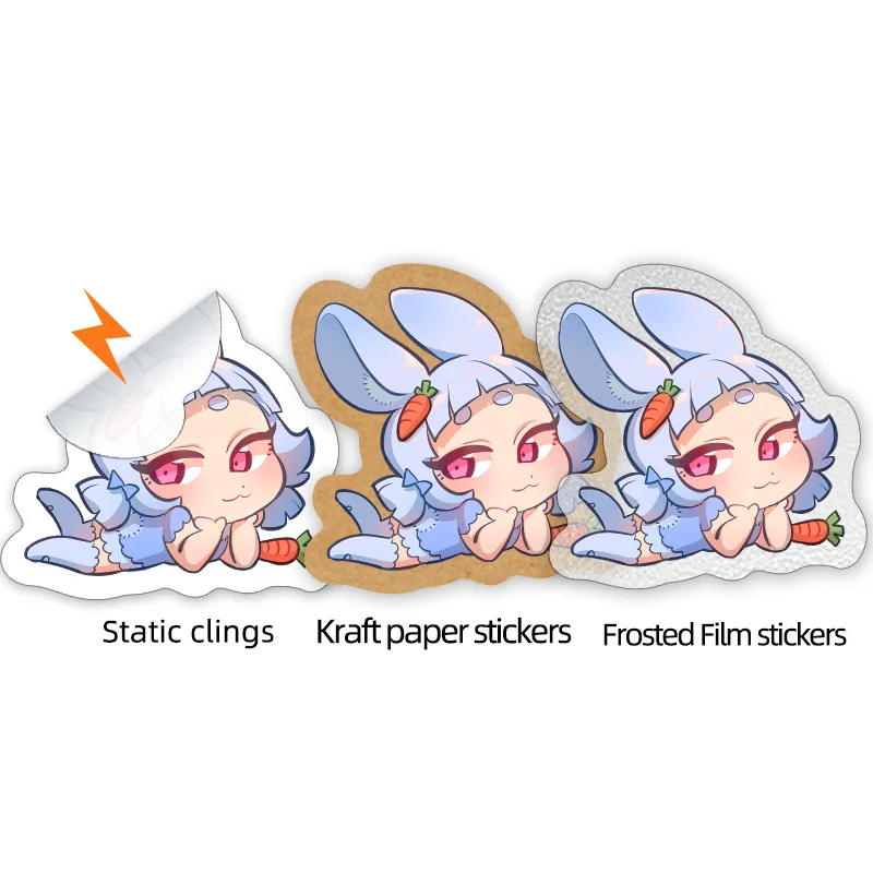 Vograce 50 Pcs Custom Die Cut Stickers Waterproof Inspirational Stickers DIY Laptop Room Vinyl Sticker