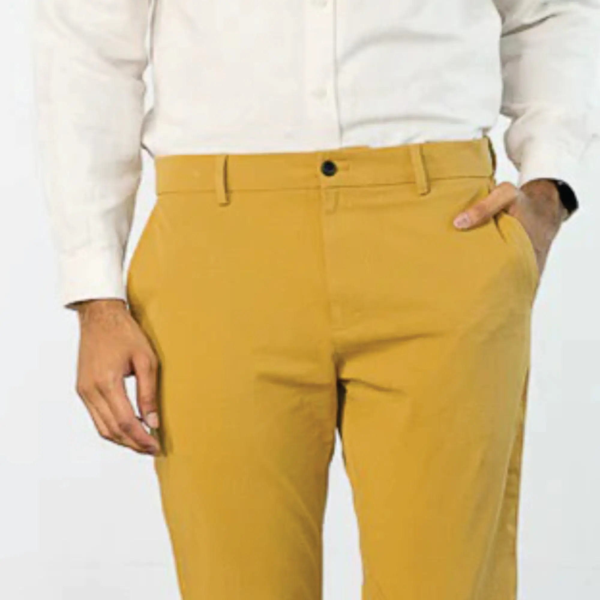 Custom Manufacturer Chino Pants Men High Quality Shirt Design Pant for mustard Formal Pants for Men