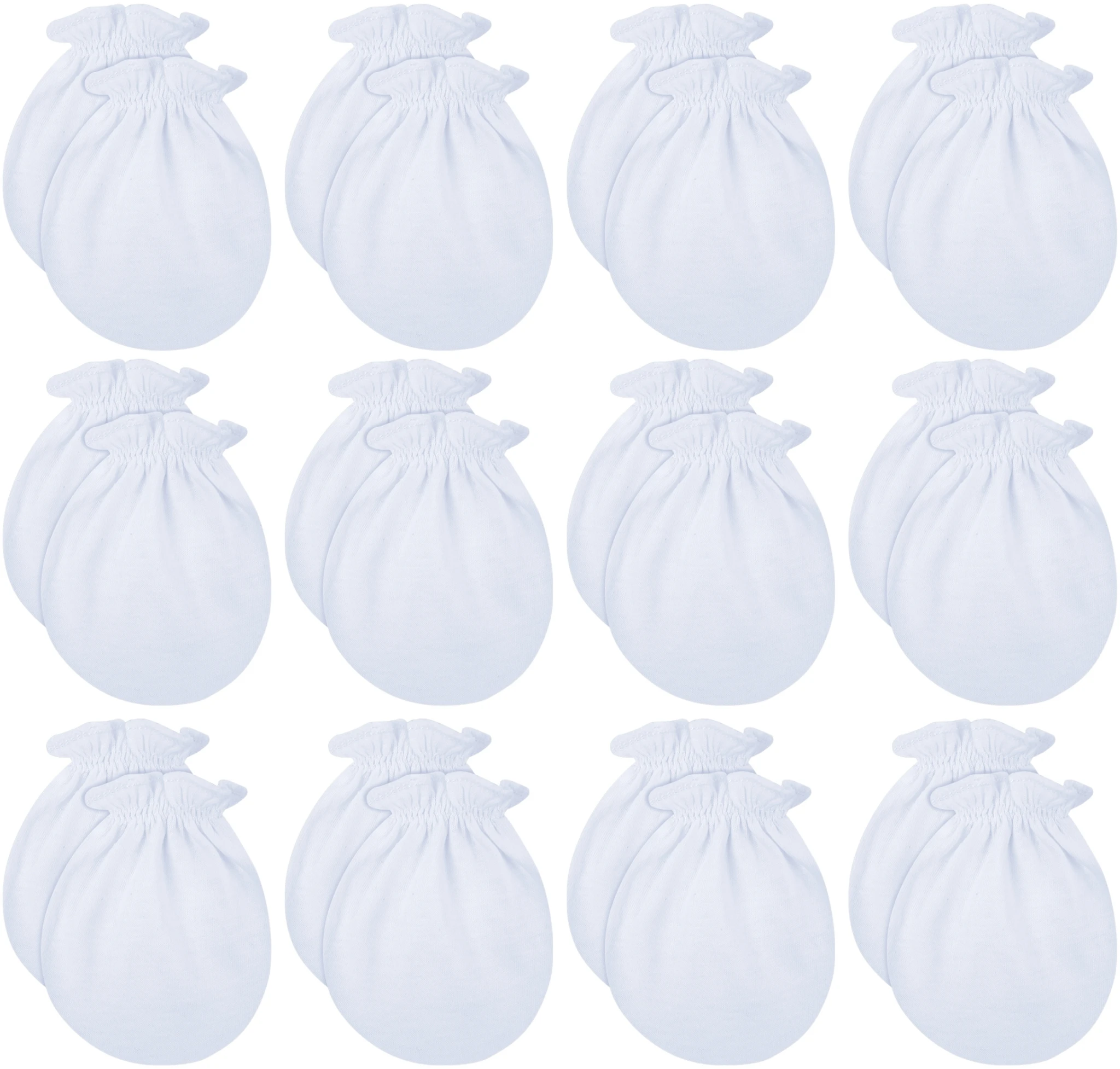 RATIVE NewBorn Baby Gloves No Scratch Cotton Mittens for 0-6 Months Boys Girls