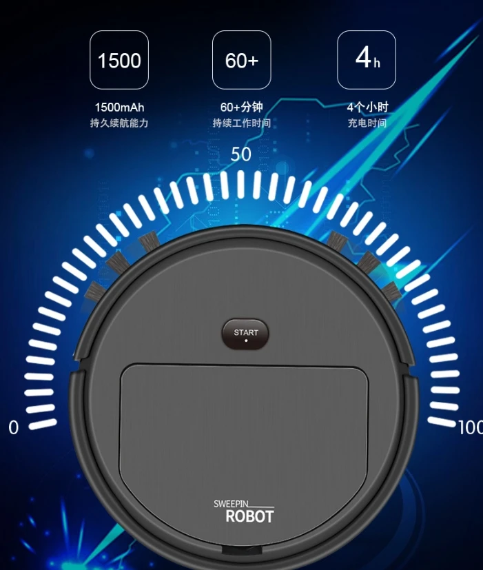 3 In 1 Intelligent Sweeping Robot Spray Humidifier Aspirateur Robot Vacuum Cleaner And Mop For Pet Carpets,Hard Floors