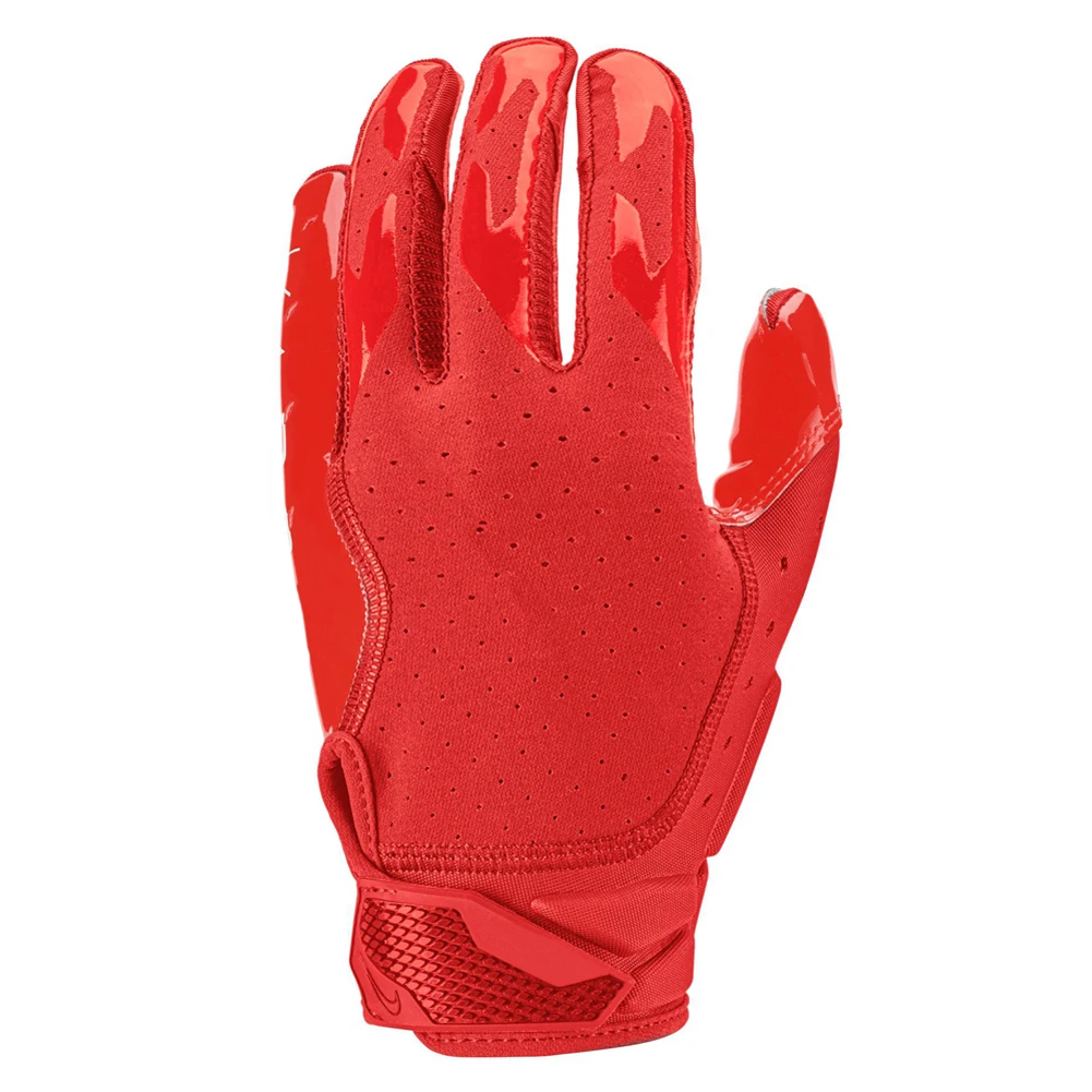 Custom printed Hot price Top selling Red Gloves waterproof Latest style OEM services Top manufacturer American Football Gloves
