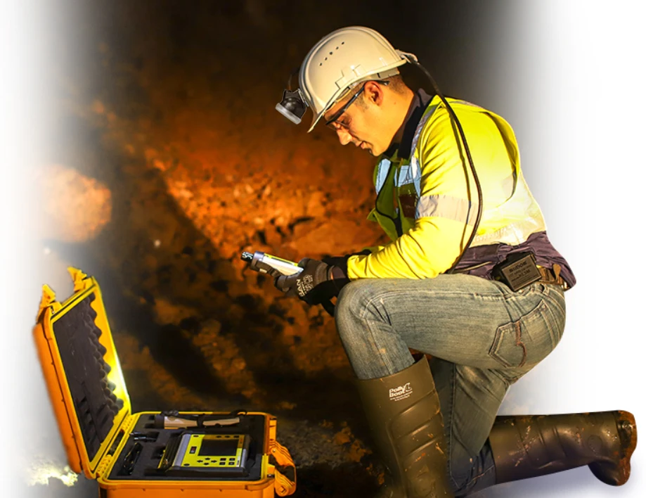 Original WISDOM Mining Lamp Rechargeable Waterproof Miner Lamp Underground Mine Headlamp KL6M