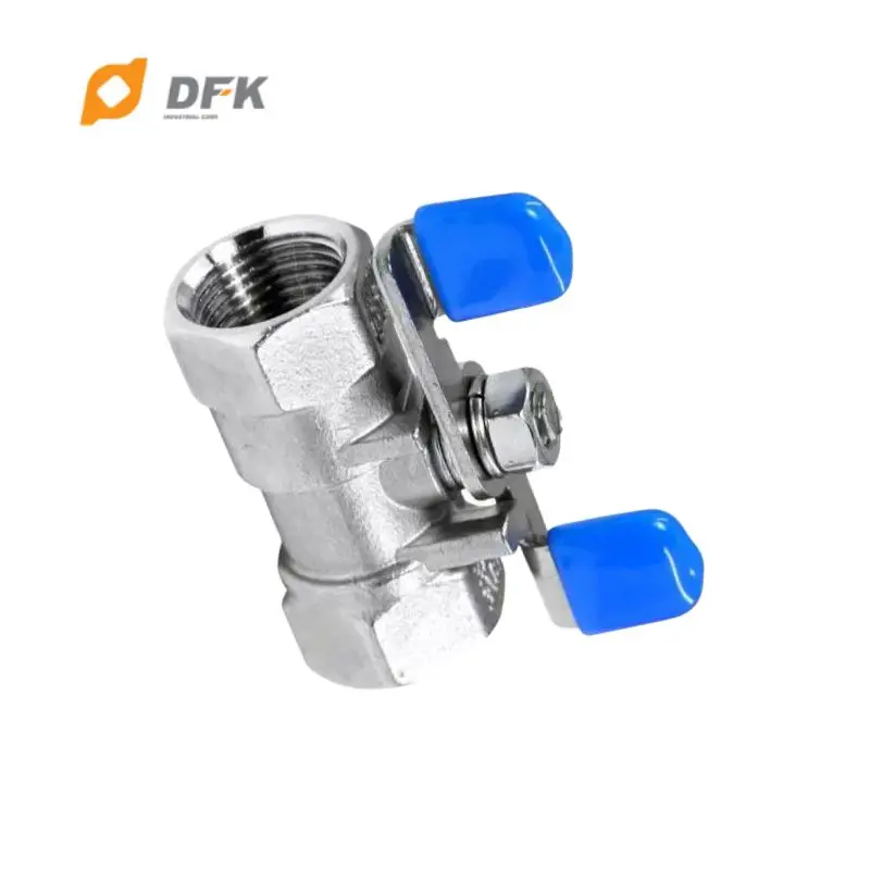 SUS Butterfly Valve Handle Control Female Ball Valve