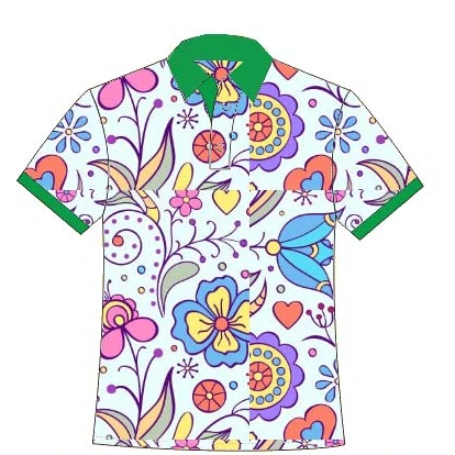 High quality  Light Most Popular Anti-wrinkle Performance Golf Polo  Custom Multi Color Sublimated Golf Polo