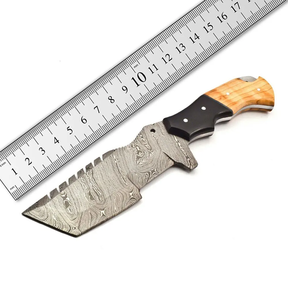 9inches Factory Wholesale Pocket Knife Steel Head 3Dprint Pattern And Natural Flower olive Wood Handle