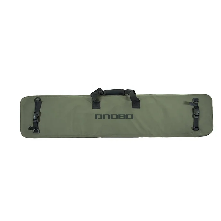 Customized color style TPU/PVC material waterproof tactical gun bag, can separate dry and wet camouflage tactical gun bag