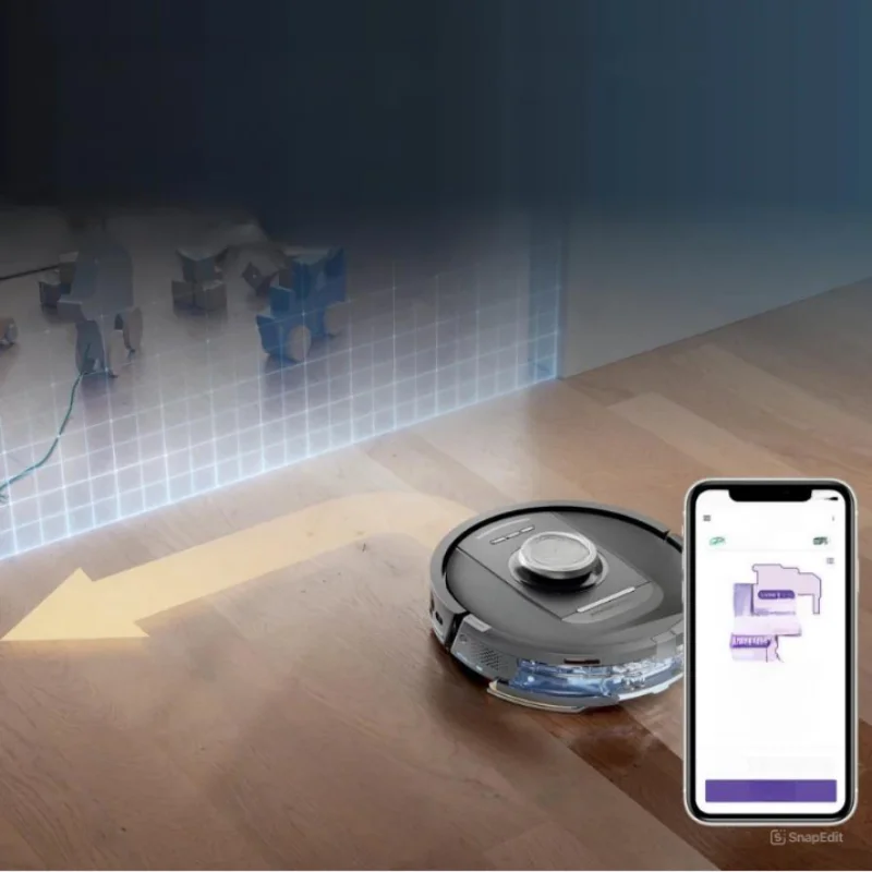 NEW Shark PowerDetect 2-in-1 Robot Vacuum and Mop Ideal for Pet Hair Removal with NeverTouch Base
