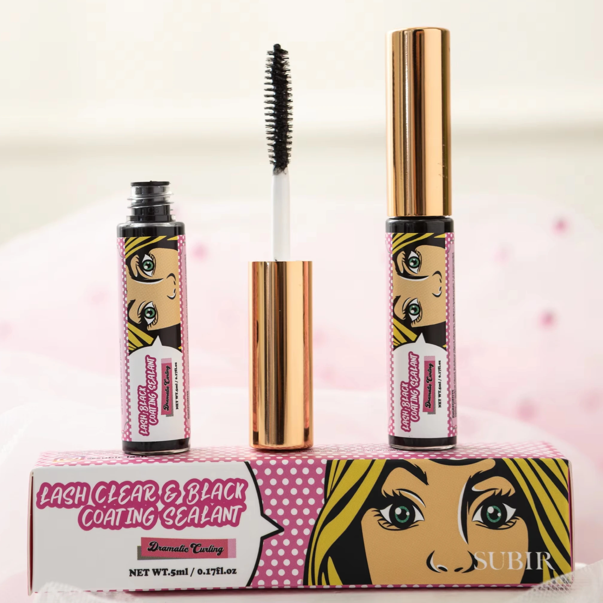 2024 Korea Professional ISO22716 Certified Eyelash Extension Kits Factory-Cofirmed Clear Black New Volume Curling Coating