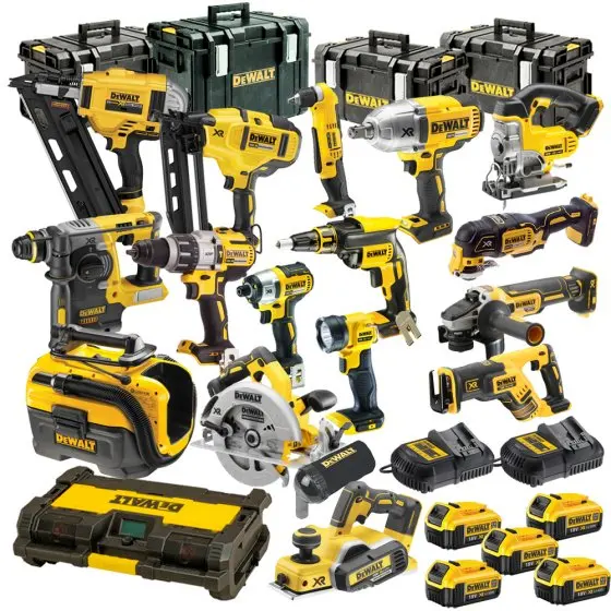 Newly DeWalts_20-v Max 15-Pieces Lithium Ion Cordless Combos Kits