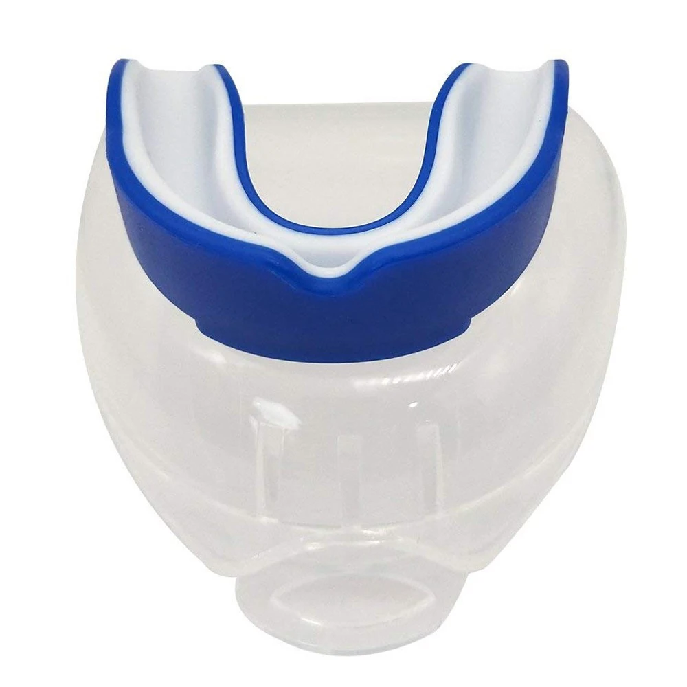 Football/Basketball/Rugby Boxing Sports Dentures Latex Mouthguard Sport Double Braces Mouth Guard