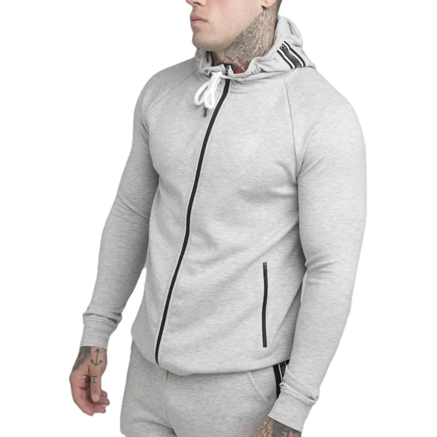 2024 Custom Classic plained full zip us Korean drawstring Sweats shirt 100% Cotton/polyester hoodies & sweatshirts jogging sets