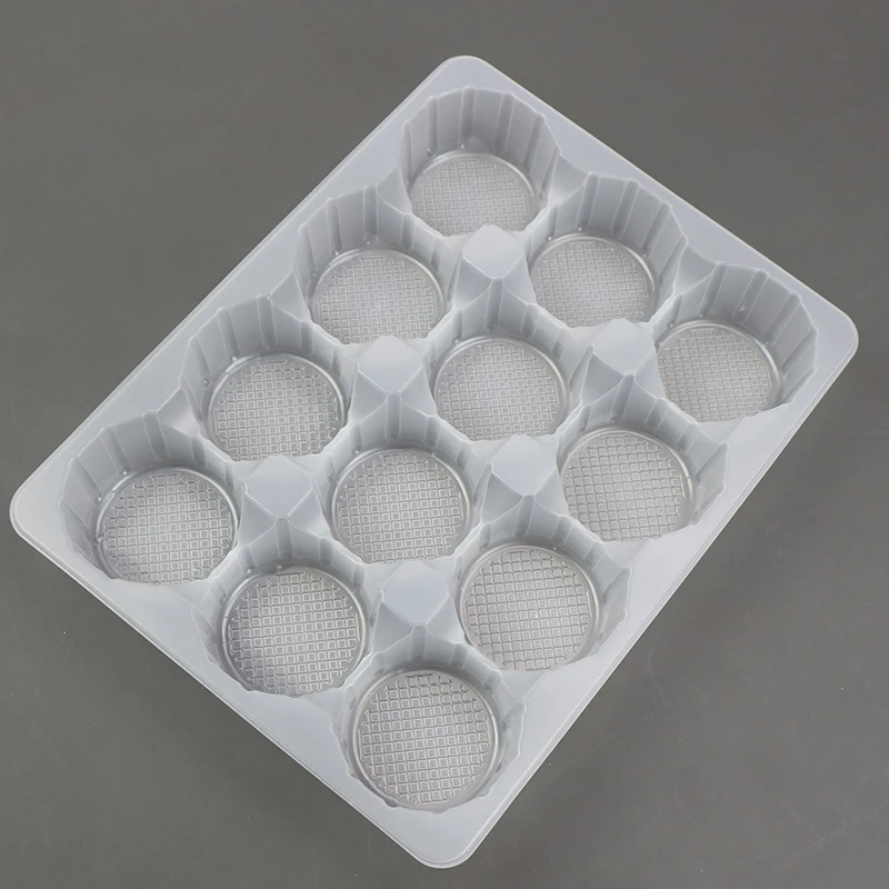 Disposable Plastic Frozen Dumpling Packaging Tray PP Disposable Thermoformed Tray