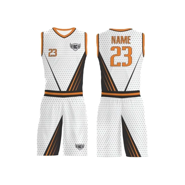 Men basketball set uniform kits 2023 custom size college basketball sports suits customized training suits wear summer