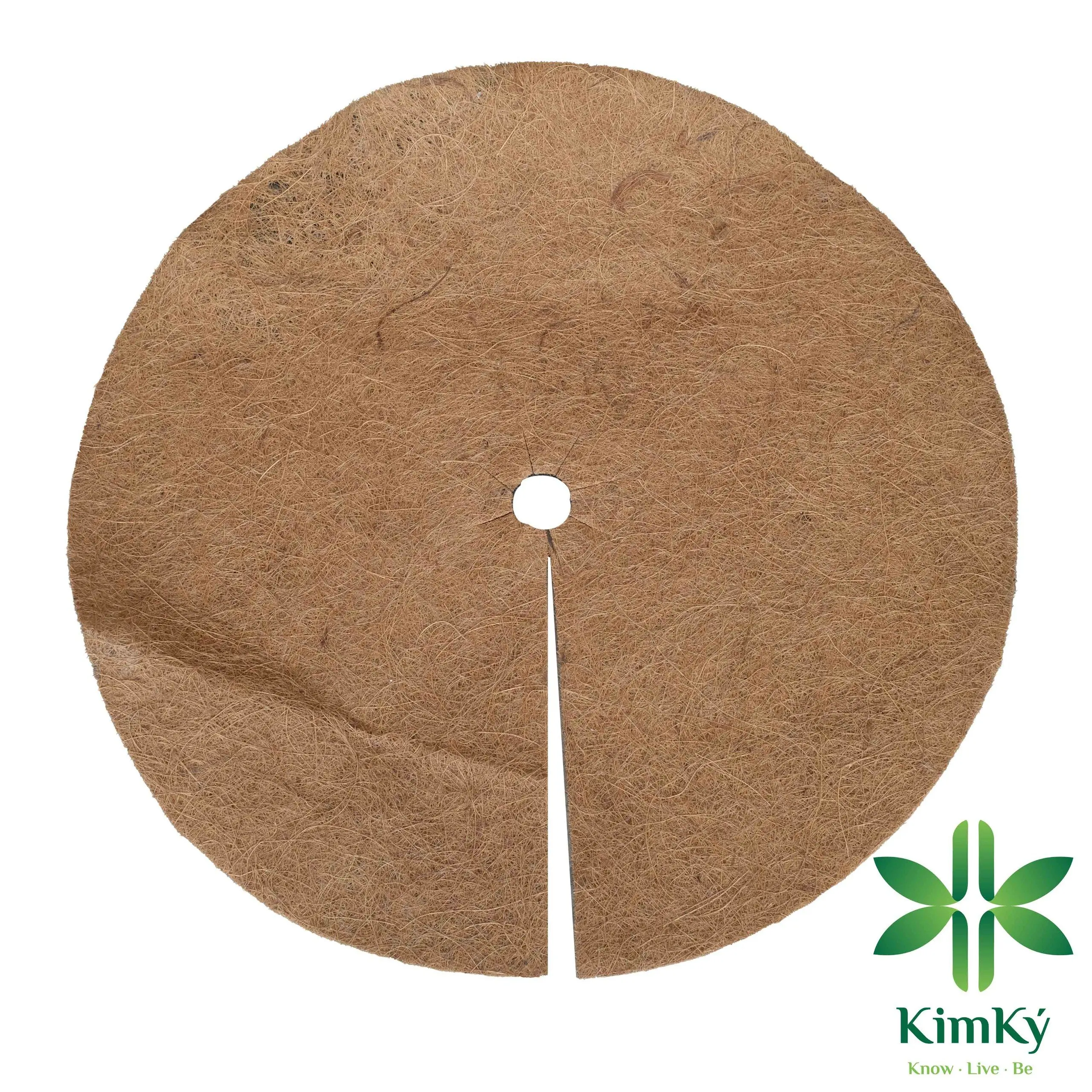 FARM GARDENING TREE PROTECTION NATURAL ITEMS COCONUT COIR MULCH MAT COVER COCO TREE RINGS CONTROL PLANT COVER PLAIN IN VIETNAM