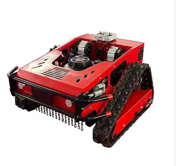 Gasoline Remote Control Lawn Mowers 224cc Robot Farm Tractor with Free Accessories