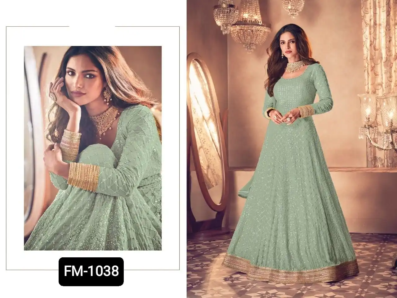 Trendy Clothes Pure Georgette Long Anarkali Gown with Heavy Embroidery Work Gown for Women for Wedding Function and Bridal Wear