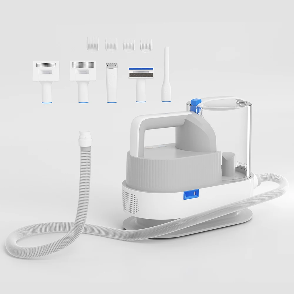 Jinchuan Jntelligent New Pet Products Pet Grooming Kit Vacuum Dog Grooming Clipper Machine With 2.5L Hair Dust Cover