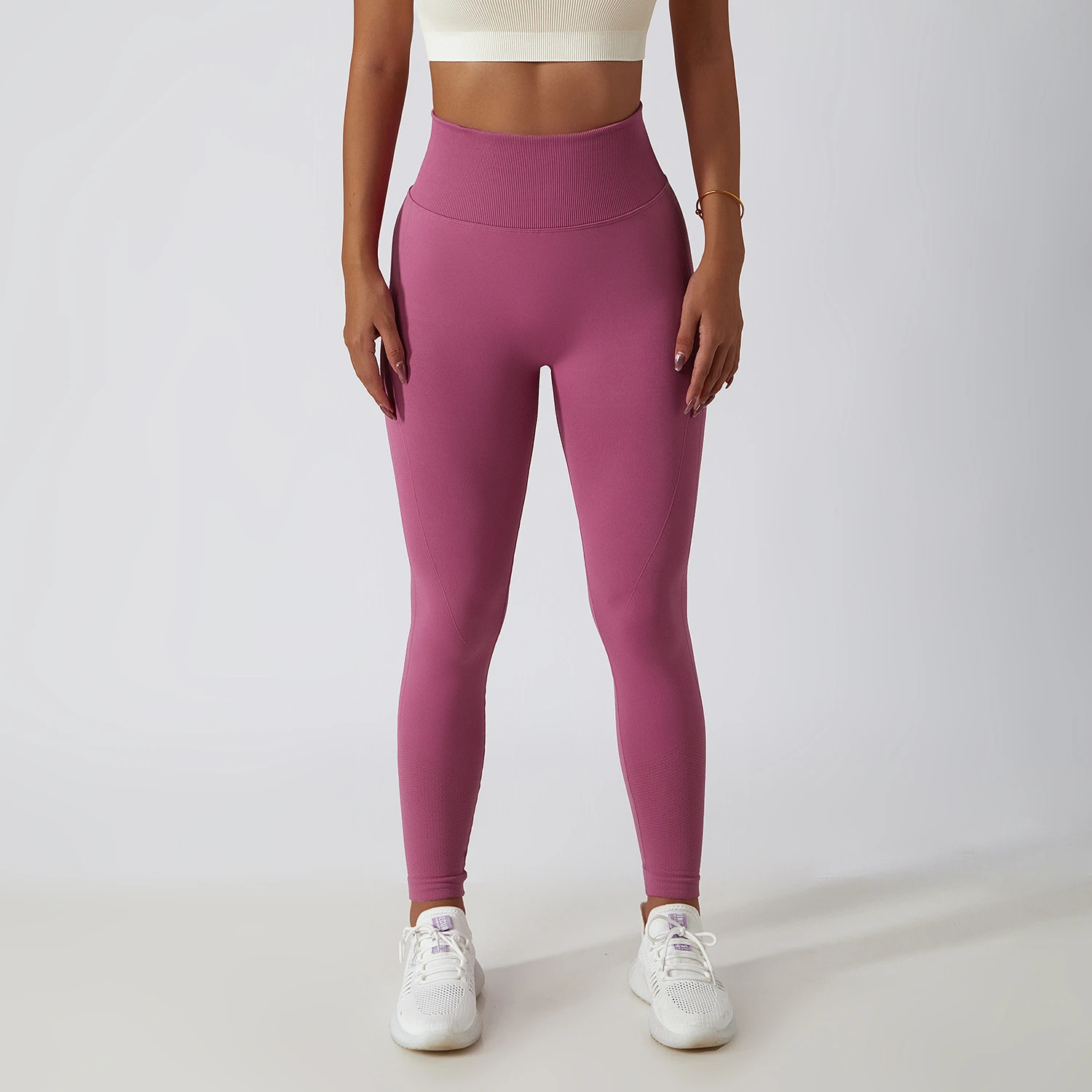 women leggings Adult Daily Wear yoga Pants Wholesale Women Cotton Stretchy Striped Leggings with customized logo printed