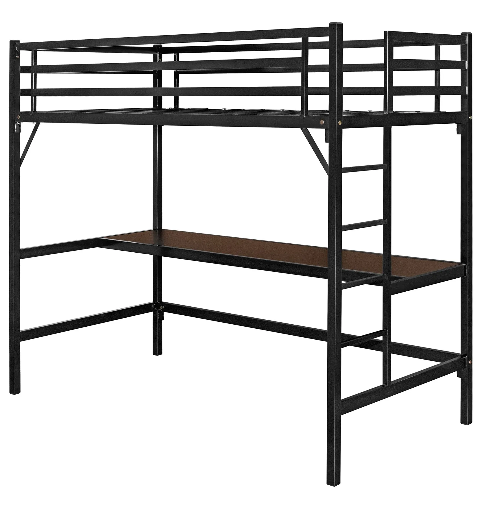Loft Bed KD-5115 Metal Bed Frame Domica Furniture