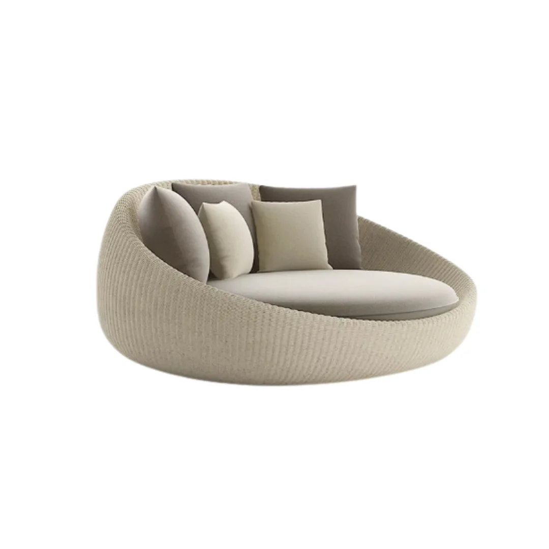 Luxury Rattan Sofa Leisure Lounge Chair Garden Sets For Home Latest Design Modern Outdoor Furniture Rattan Sofa Garden Sets