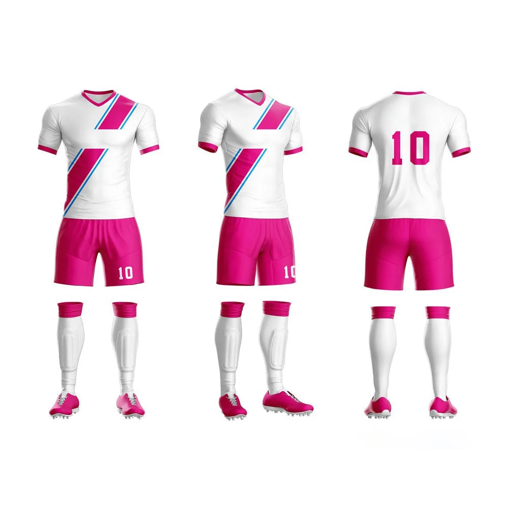 Blank Custom Adult Soccer Jersey Set Football Men Soccer Training Uniforms Set Team Customized