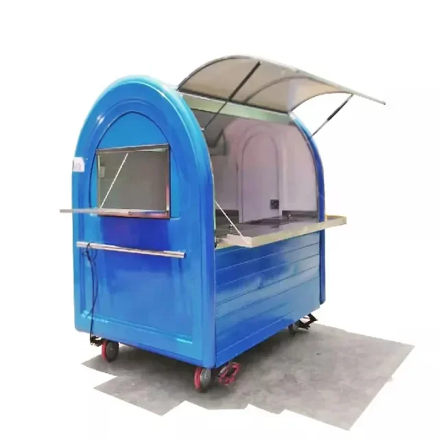 Buy Mobile Fully Equipped Pizza Ice Cream Coffee Shop Food Truck With Full Kitchen Hot Dog Food Vending Cart Trailer