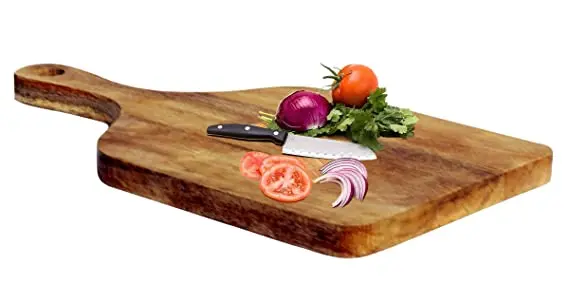 Wood Chopping Board for Heavy Duty Chopping Board Vegetable, Fruit Cutter Handmade Natural Serving Board