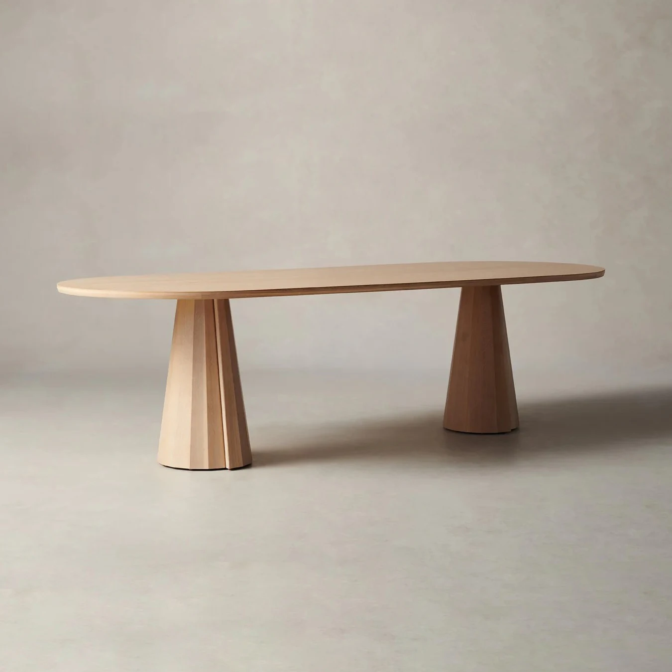 Designer Modern Rectangular 6 8 10 Seater Solid Ash Oak Wood Dining Table Dining Room Furniture