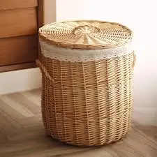 Elephant Shape Difficult Wicker Easter Basket Wicker Laundry Basket Rattan Storage Basket made by Vietnamese Handicraft