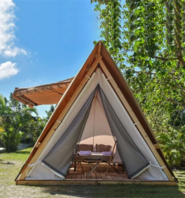 New Product one Bedroom African Yurt Tent Safari Outdoor Tent for Camping