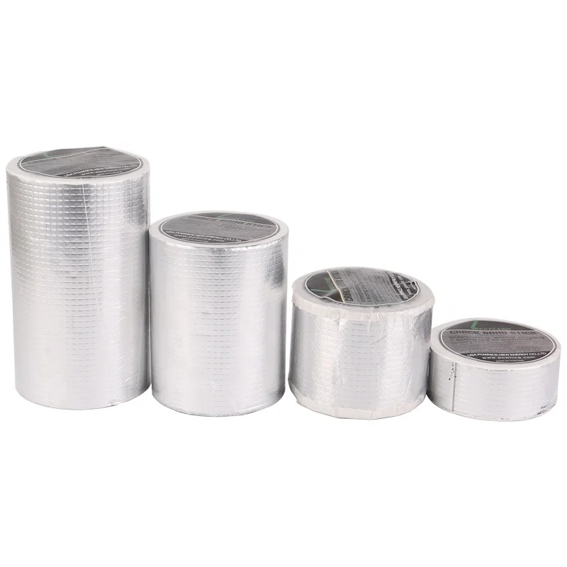 Butyl Rubber Waterproof Tape  Mastic  Aluminum Foil Butyl Rubber  Adhesive Tape