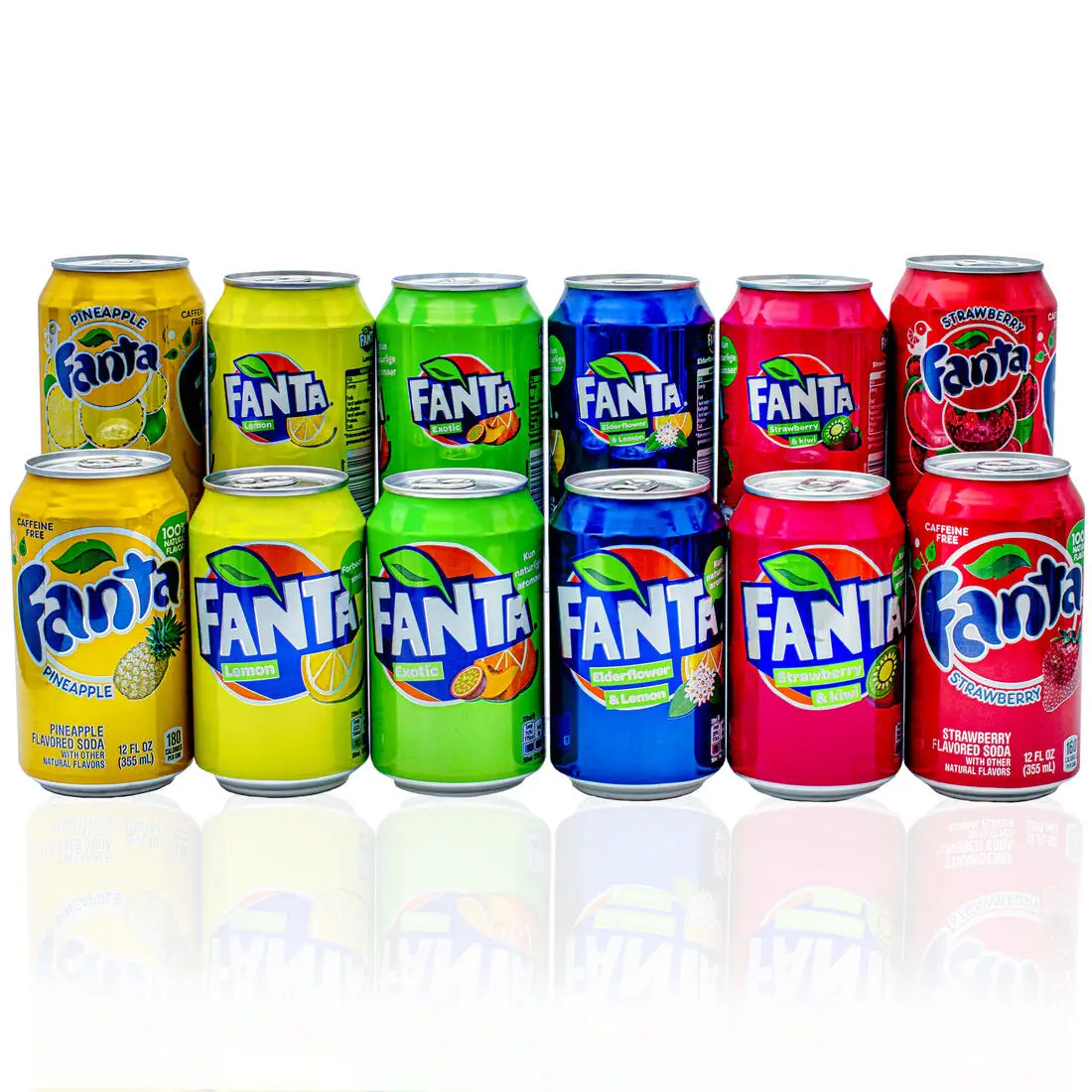 Fanta Soda American Soft Drinks 24 X 355ml Available