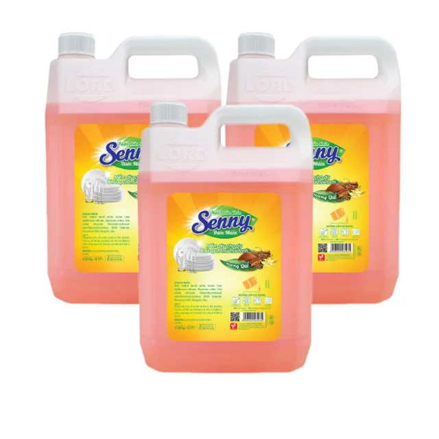 Cheaper with Senny Cinnamon 9.36kg Brand Dishwashing Liquid Economical Kitchen Carpet Dry Cleaning Agent Made in Vietnam