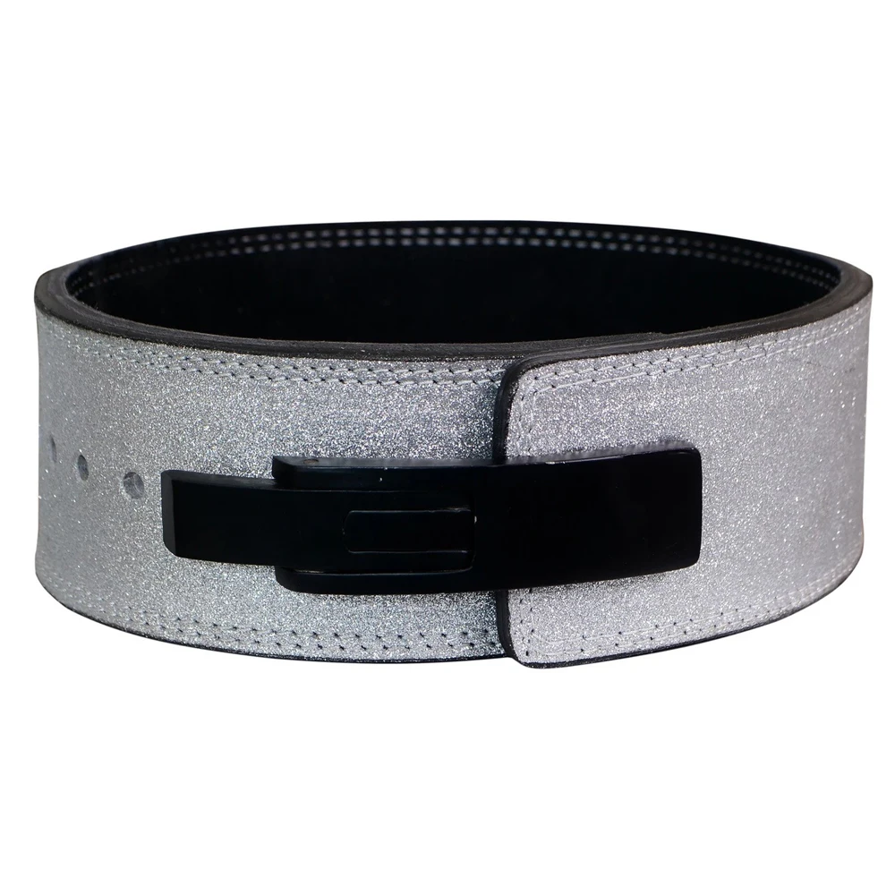 Hot sale Best quality custom grey  lever belt / back support weightlifting lever buckle belt adjustable