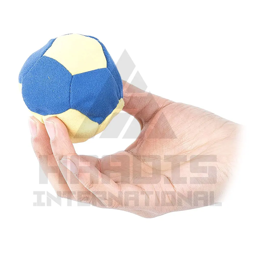 Footbag Hacky Sack custom logo and filling Plastic Pellets Sand Metal wholesale synthetic suede footbag & Hacky sack