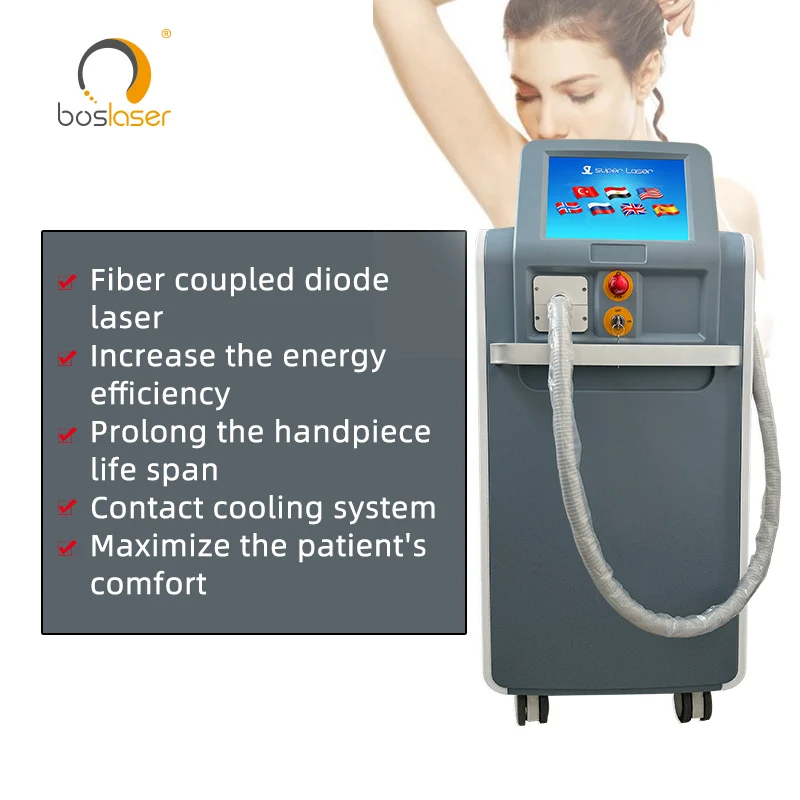 Diode laser hair removal laser professional Skin Rejuvenation fiber coupled laser diode module device